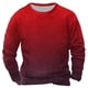 thumbnail image 2 of Sudadera sin capucha para hombre, informal, a la moda, con cuello redondo, estampado, de manga larga, blusa de poliéster, 2 of 3