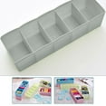 thumbnail image 1 of Panxico Organization And Storage,5 Compartments,Multi-Purpose,Superimposable Underwear,Socks, Jewelry Storage Box, Storage Box,Drawer Storage Box,Home Decor,Clearance Items, 1 of 5