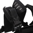 thumbnail image 4 of DQrwqpou Bolso Pecho para Hombre Nailon Ajustable Impermeable para Viajes Senderismo (negro), 4 of 9