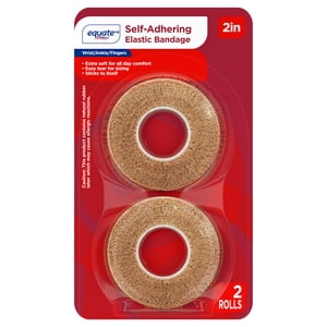 Equate Self-Adhering Elastic Bandage, 2 Inch, 2 Rolls