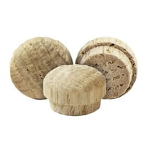 Richelieu Round Oak Button Plug 3/8 in. D X .5 in. L 25 pk Natural