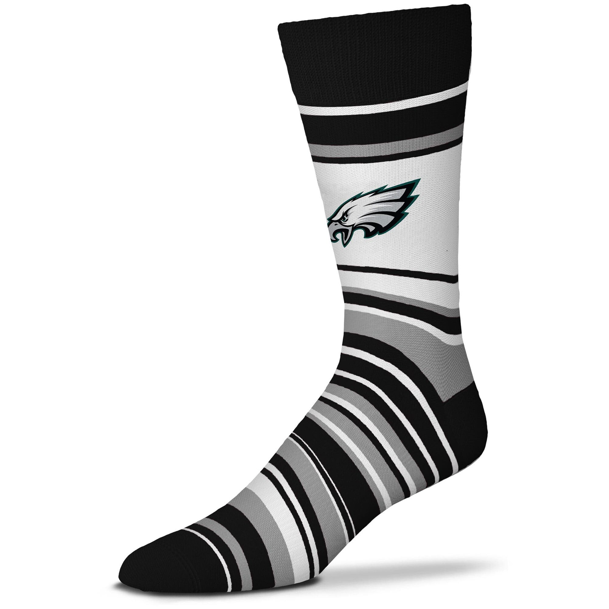 For Bare Feet Oakland Raiders Bar Stripe Vert Socks