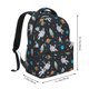 thumbnail image 2 of Easygdp Space Mochila Ergonómica Versátil para Laptop - Múltiples Bolsillos, Correas Ajustables, Unisex para Escuela, Viajes y Actividades al Aire Libre-One Size, 2 of 5