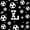 White Black L, variant on Erosebridal Kids Football Print Letter M Twin Comforter Sets,Soccer Ball Games Bedding Set For Ball Boys,Reversible Black 2 Pieces