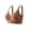 Brown, variant on Womens Wireless Jelly Bra Plus Size Supportive Seamless Bras Full Coverage Push Up Comfortable No Underwire Tshirt Bralette