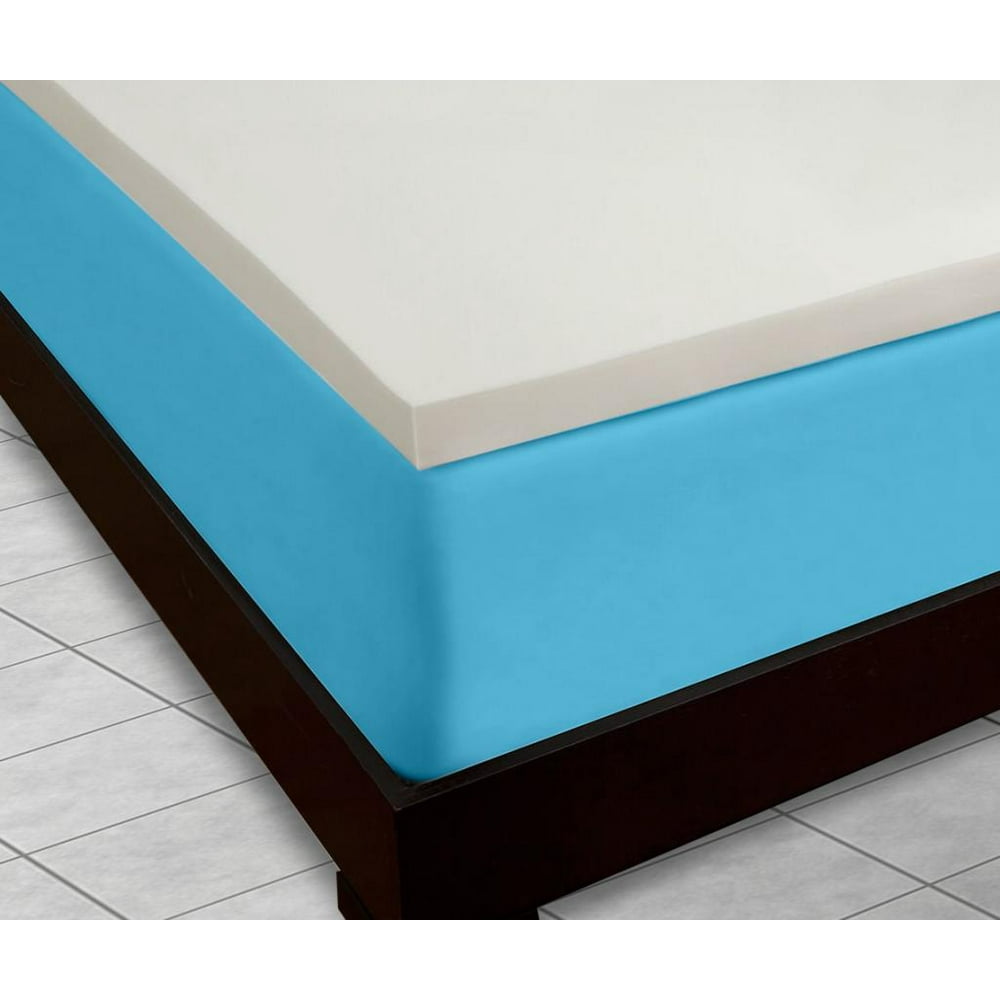 DreamDNA 4lb California King Size 4" American Made Visco Elastic Memory Foam Mattress Topper