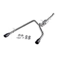 thumbnail image 1 of Flowmaster Exhaust System Kit 737889 Signature Series Cat-Back System; 304 Stainless Steel; With Muffler; 3 Inch Pipe Diameter; Single Exhaust With Dual Exit; Dual Split Rear Exit, 1 of 11