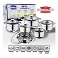 thumbnail image 3 of Batería Cocina Acero Inoxidable Berghome Line 9 Capas 12pzs, 3 of 6