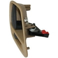 thumbnail image 2 of Interior Door Handle Compatible with 1999-2004 Jeep Grand Cherokee Front or Rear, Passenger Side Brown, 2 of 3