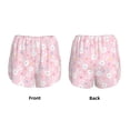 thumbnail image 3 of Balery Easter Cute Rabbit Pantalones cortos deportivos para mujer con forro y dos bolsillos, elásticos, para entrenamiento, gimnasio, yoga-XX-Large, 3 of 7