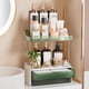 thumbnail image 1 of Organizador de baño Delamu de 2 niveles y 2 cajones, color verde, 1 of 7