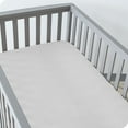 thumbnail image 5 of Bare Home 3 Pack Fitted Sheets - Premium 1800 Collection - Ultra Soft - Crib, Cloud Gray, 5 of 8