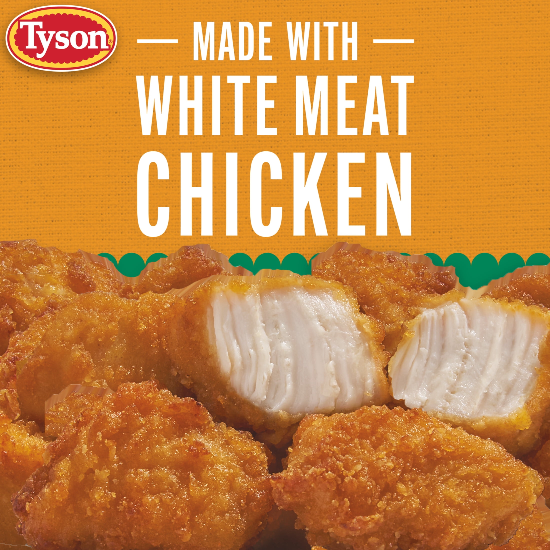 Tyson Lightly Breaded Honey Chicken Nugget Bites, 20 oz (Frozen, Fully Cooked)
