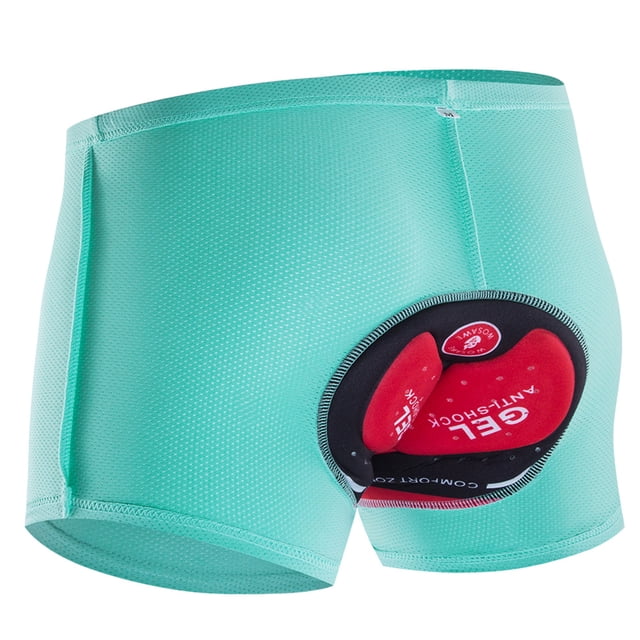 Pantalones cortos de ropa interior de ciclismo para hombre, pantalones cortos de montar en bicicleta Wosawe Pantalones cortos de ciclismo