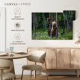thumbnail image 5 of Elephant Stock Bears In Forest Wall Art - Horizontal Canvas Wall Art - Living Room Wall Decor - Animal Canvas - Green And Brown Decor - 30" x 20", 5 of 8