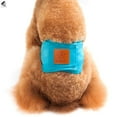 thumbnail image 4 of PULLIMORE Male Dog Belly Manner Bands Resuable Dog Diapers Elastic Washable Pet Band Wraps Nappies (L, Cyan), 4 of 9