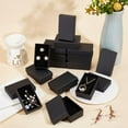 thumbnail image 5 of 30 Pcs Textured Paper Jewelry Box 2x3.2x1 Inch Black Kneaded Paper Box Jewelry Gift Box with Sponge Cushion Inside for Necklace Bracelet Jewelry Display Black, 5 of 9