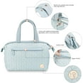 Diaper Bag Tote with Changing Station Upgrade Multi Baby Bag with