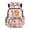 Cartoon Capybara & Axolotl with Heart Pattern, variant on CHAQLIN Moon Panda Floral Pattern Breathable Padded Strap Bookbag with Scuff Resistant Multi Pocket Kids Backpack, Large Capacity 17 Inch Daypack for Kindergarten Back to School