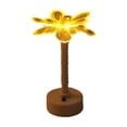 thumbnail image 2 of Lámpara de mesa LED con luz nocturna amarilla cálida, decoración compacta para dormitorio, diseño de plástico eficiente en energía, 17.5x8 cm, 2 of 7