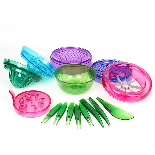 Fruit slicer set creative kitchen tool gadget fruit cutter best unique cool citrus peeler, apple slicer, citrus juicer, fruit cutter