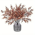 thumbnail image 3 of Simulation of Baby's Breath Small Floral Coffee Color, Artificial Flowers Gypsophila with Bendable Stems for Fall Centerpiece Wedding Decor and Table Arrangements, 3 of 7