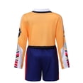 thumbnail image 4 of Halloween Costumes Pop Star Idol Cosplay Outfit, Long Sleeve Top and Shorts Set, Dress-Up Apparel for Anime Singer Stage Performance, 4 of 5