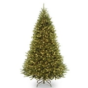 National Tree Company Artificial Pre-Lit Medium Christmas Tree, Green, Kingswood Fir, Dual Color LED Lights, Includes Stand, 7.5 Feet