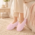 thumbnail image 5 of Fancifize Sherpa Fleece Slipper Socks for Women, Cozy Fuzzy Warm Home Spa Grips Sock Winter Soft Sole Floor Slippers, 5 of 7