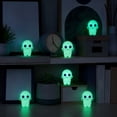 thumbnail image 7 of Aoznliie Mini Glow in Dark Ghost Figurines, 10 Pack Resin Halloween Ornaments, 1 inch Glowing Decor for Micro Landscape, Multicolor, 7 of 7