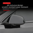 thumbnail image 3 of Aplicable a la carcasa protectora del espejo retrovisor del modelo Tesla 3/Y, color negro, cubierta decorativa de soldadura de carbono para espejo retrovisor Tesla, 3 of 5