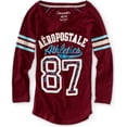 thumbnail image 1 of Camiseta de béisbol Aeropostale Athletics 87 para mujer color rojo pequeño, 1 of 1
