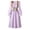 Purple, variant on Girls Medieval Long Sleeve Dress French Court Style Floral Toddler A Line Party Gown