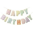 thumbnail image 2 of 300cm Happy Birthday Paper Banner Wall Hanging Bunting Garland Home Party Decor Happy Birthday Banner Birthday Party Decoration Garland Hanging Pull Flag Pennant, 2 of 7