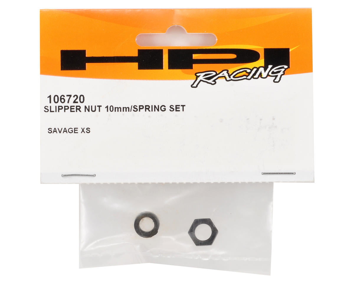 HPI Electric Savage XS Slipper Nut 10mm/Spring Set HPI106720 