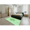 thumbnail image 4 of Ahgly Company Indoor Rectangle Patterned Mint Green Area Rugs, 8' x 10', 4 of 6