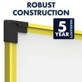 thumbnail image 3 of Quartet Industrial Magnetic Whiteboard, 24" x 18", Yellow Frame, 3 of 6