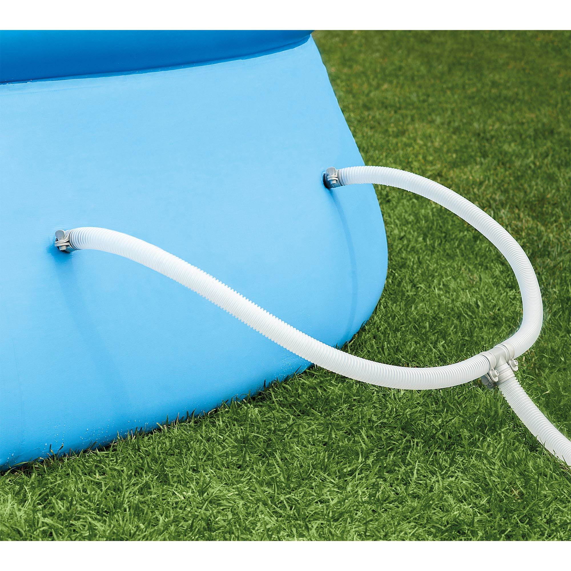 Intex 48" x 18' Inflatable Above Ground Pool with Ladder, Pump & Cover