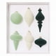 thumbnail image 1 of Adornos Navideños Asimétricos de Terciopelo Moca (Paquete de 6) | Bolas Decorativas de Flocado Suave para Decorar El Árbol | Decoraciones Navideñas Versátiles para Coronas, Guirnaldas y Centros de Me, 1 of 1