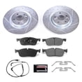 thumbnail image 2 of PowerStop Front Z23 Evolution Sport Carbon-Fiber Ceramic Brake Pad and Drilled & Slotted Rotor Kit Fits: LAND ROVER Select Models K7991, 2 of 9