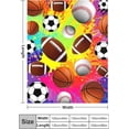 thumbnail image 5 of Soccer Blanket Ultra Soft Flannel Baseball Basketball Football Throw Blanket for Sport Fans Kids Adults Gifts 50"X40", 5 of 6