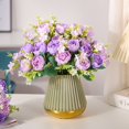 thumbnail image 3 of Ramo de peonías artificiales de imitación para decoración de bodas., 3 of 8