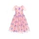 thumbnail image 1 of Vestido de Niña de Flores Tul Rosa Lentejuelas Butterfly Manga Volante Fiesta 10 Años, 1 of 7