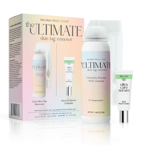 The Ultimate Skin Tag Removal Kit with Post Treatment Serum, 12 Piece Set