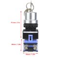 thumbnail image 4 of Interruptor De Llave Interruptor De Llave De 3 Posiciones Interruptor De Llave No De 3 Posiciones 10 Uds BEM38-20Y/31 3 Posiciones 2 Interruptor De Llave Normalmente Abierto 22mm Ccdes Otros, 4 of 8