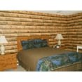 thumbnail image 3 of York Wallcoverings CH7977 Lake Forest Lodge Mountain Logs Wallpaper, Light Brown, 3 of 11