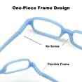 thumbnail image 3 of Baby Girl Boy Glasses No Screw Bendable Children Eyeglasses Glasses Frame Size 42 For Ages 1-2Yrs, 3 of 5