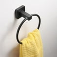 thumbnail image 3 of Anillo de toalla para baño 1 paquete, ganchos para toallero circular de baño de cocina, montaje en pared, almacenamiento resistente, acero inoxidable Xemadio 2035037-4, 3 of 8