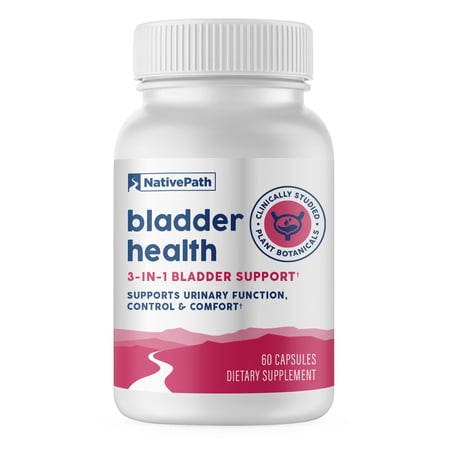 NativePath Bladder Health Supplement, Flowens Cranberry with Horsetail & Pumpkin Seed, Urinary Support Capsules, 60 Count