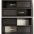thumbnail image 5 of 71" Kitchen Hutch with Storage Drawers, Pantry Cabinet with Charging Station for Living Room, Dining Room, Black, 5 of 9